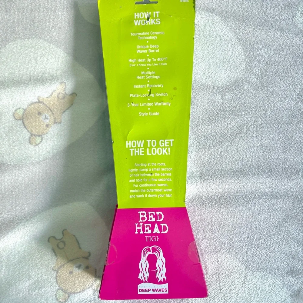 NEW Bed Head TIGI Wave Artist Heated Hair Styling Tool
